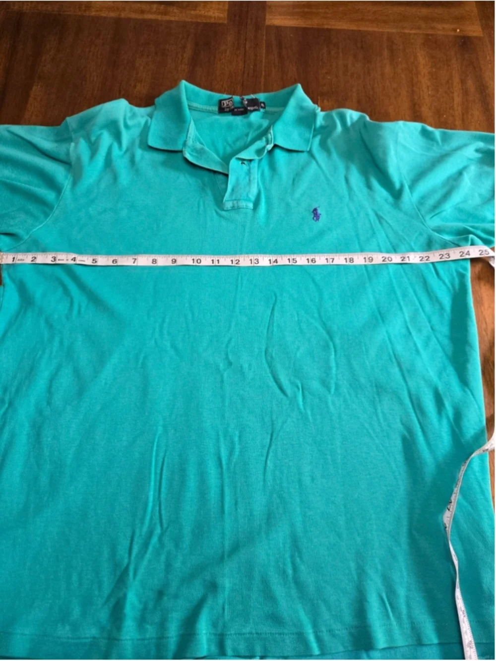 Polo Ralph Lauren Men’s XL Teal Cotton Polo Shirt Short Sleeve Classic Pony Logo